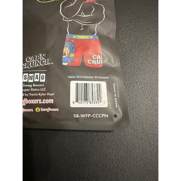 Cap'n Crunch Boxer Brief Mens SWAG Novelty Underwear size Small NWT - Picture 8 of 8